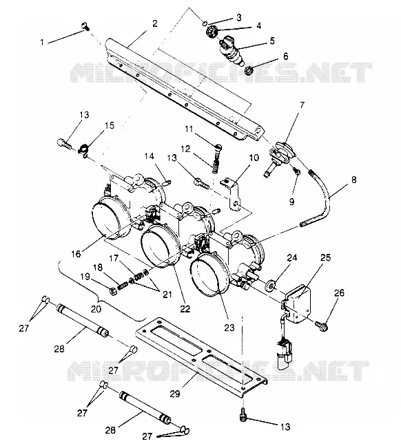 ACCELERATEUR RXL TOURING 0950869 (4928982898D004)