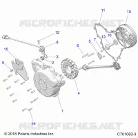 MOTEUR, STATOR AND COVER