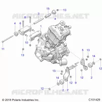 MOTEUR, MOUNTING & LONG BLOCK