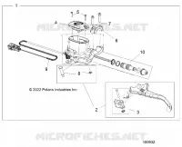 FREIN AVANT BRAKE LEVER AND MASTER CYLINDER