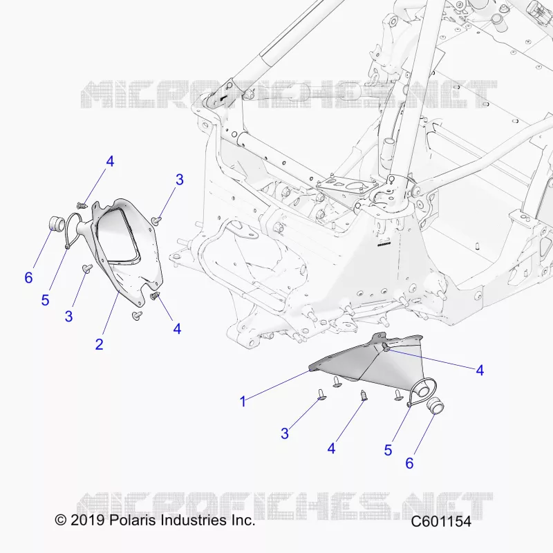 CHASSIS, TIE ROD BOOT ASM.