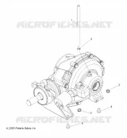 SYSTÈME DE TRANSMISSION, REAR SUPPORT PONT
