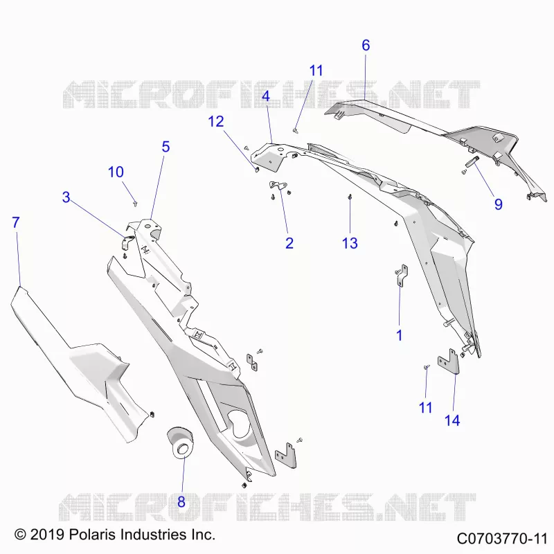 CARROSSERIE ARRIERE FENDERS