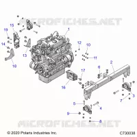 MOTEUR, MOUNTING & LONG BLOCK