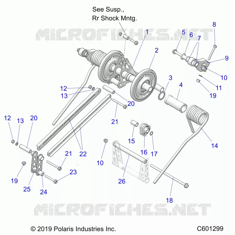 SUSPENSION, BRAS DE SUSPENSION ARRIERE