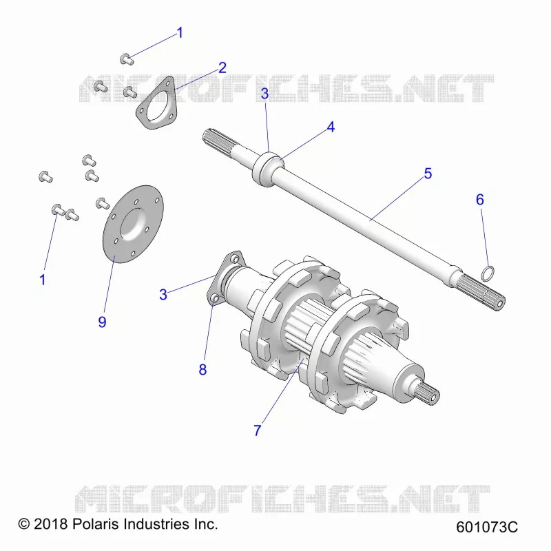 DRIVE TRAIN, JACKSHAFT AND ARBRE DE TRANSMISSION