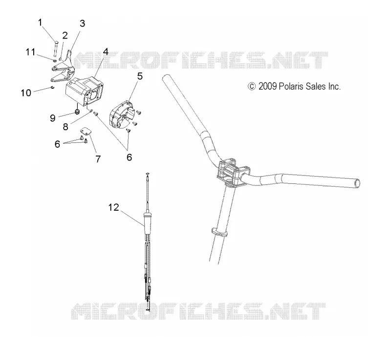 MOTEUR, ACCELERATEUR CONTROL ASM. and CABLE