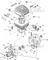 CARTERS MOTEUR AND CYLINDRE TRAIL BOSS W968527 (4935883588C007)