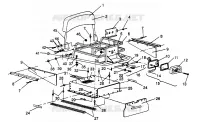PORTE BAGAGES ET DOSSERET WIDETRAK LX 0962064 and EUROPEAN WIDETRAK LX E962 (4931643164A014)