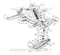 SUSPENSION AVANT AND SKI RXL TOURING 0950869 (4928982898B002)