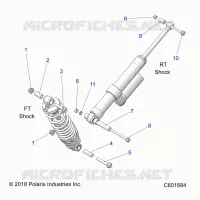 SUSPENSION, SUPPORT AMORTISSEUR , REAR SUSP.