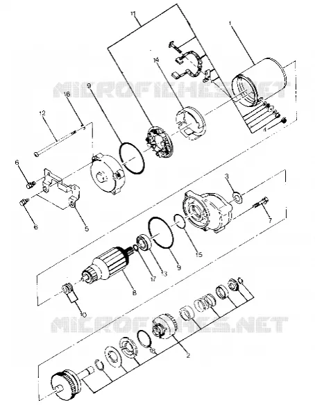 DEMARREUR ASSEMBLY (4915951595040A)