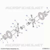 SUSPENSION AVANT HUB