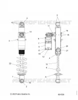SUSPENSION, AMORTISSEUR ARRIERE TRACK, VELOCITY