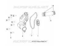MOTEUR, WATERPUMP IMPELLER AND COVER