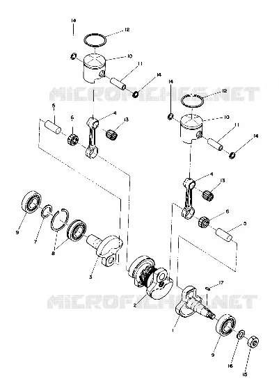PISTON AND VILEBREQUIN (4910961096017A)
