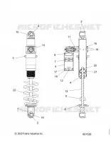 SUSPENSION, AMORTISSEUR ARRIERE TRACK, VELOCITY