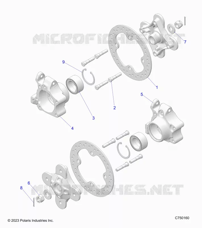 SUSPENSION AVANT CARRIER AND HUB