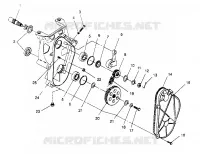 CARTER DE CHAINEE ASSEMBLY  500 EFI 0952774, EFI SKS 0952574,   EFI SKS PT 0952974, (4929052905B011)