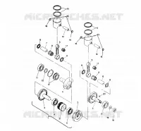 PISTON AND VILEBREQUIN 500 SP (4920222022033A)