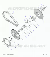SYSTÃˆME DE TRANSMISSION, SECONDARY CLUTCH