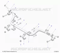 SUSPENSION, REAR, BARRE STABILISATRICE