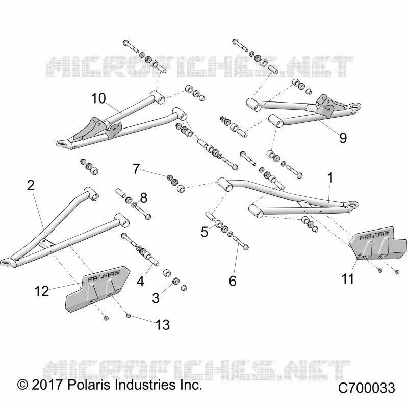 SUSPENSION AVANT CONTROL ARMS