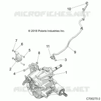 DRIVE TRAIN, MAIN SUPPORT PONT
