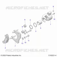 FREIN AVANT CALIPER