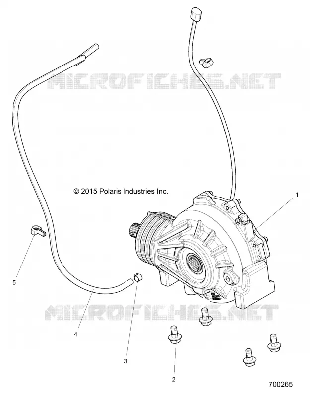 DRIVE TRAIN, FRONT SUPPORT PONT