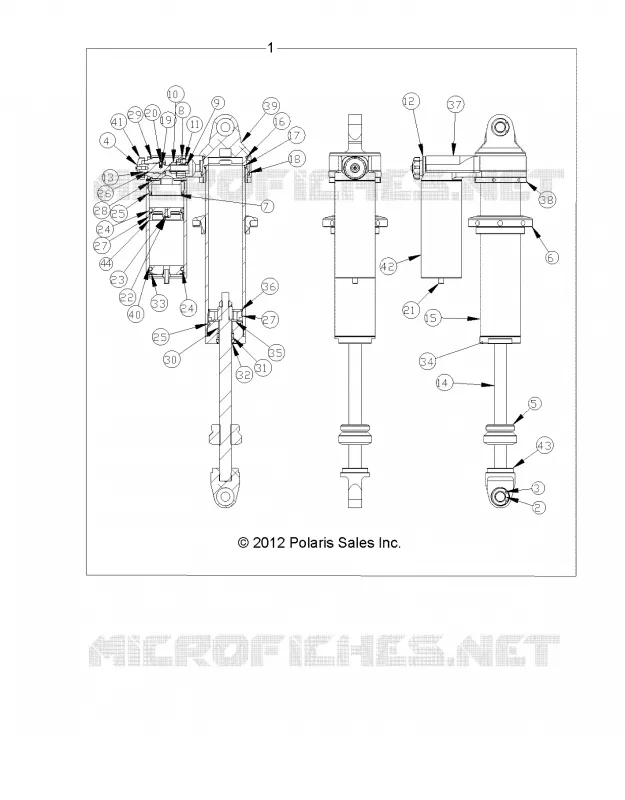 SUSPENSION ARRIERE AMORTISSEUR (7043916)