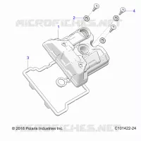ENGINE, COUVERCLE SOUPAPE