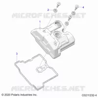 ENGINE, COUVERCLE SOUPAPE