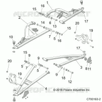 SUSPENSION AVANT CONTROL ARMS