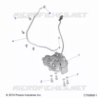 DRIVE TRAIN, FRONT SUPPORT PONT