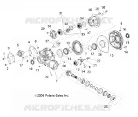 SYSTÈME DE TRANSMISSION, PONT, DIFFERENTIAL, INTERNAL COMPONENTS