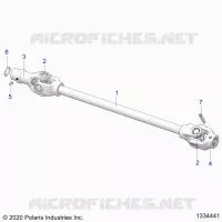 SYSTÃˆME DE TRANSMISSION, FRONT PROP SHAFT