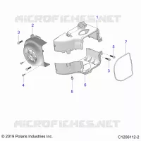 ENGINE, FAN COVER AND CARROSSERIE ET BOITE A GANTS