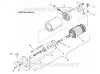 MOTEUR, DEMARREUR