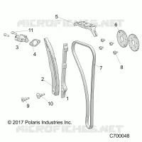 CHAINE DE DISTRIBUTION AND TENSIONER