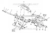 BRAS DE SUSPENSION AVANT (TOURING) TRAIL TOURING 0972262 AND EUROPEAN TRAIL TOURING (4938313831C007)