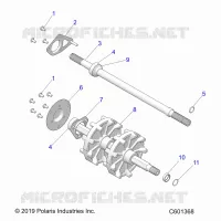 SYSTEME DE TRANSMISSION, JACKSHAFT AND DRIVESHAFT