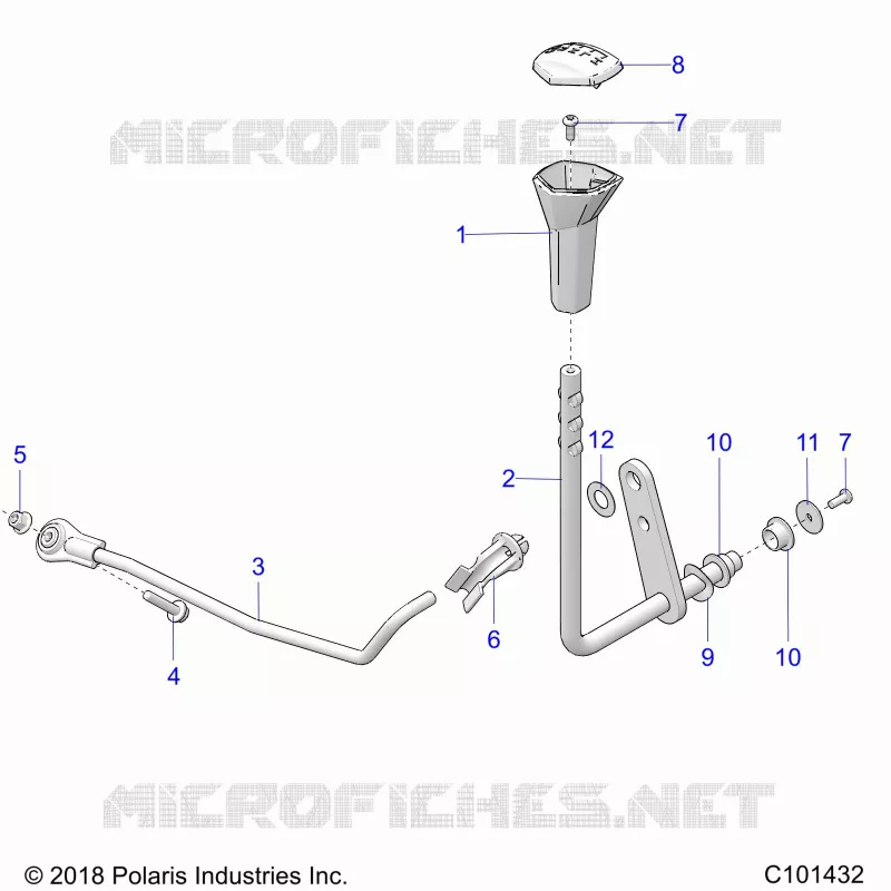 SYSTÃˆME DE TRANSMISSION, GEAR SELECTOR