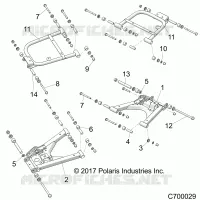 SUSPENSION ARRIERE CONTROL ARMS