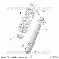 SUSPENSION ARRIERE SHOCK MOUNTING