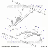 SUSPENSION AVANT A-ARMS