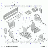PLANCHER, REAR