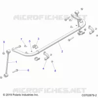 SUSPENSION, REAR BARRE STABILISATRICE