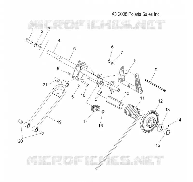 SUSPENSION, BRAS DE SUSPENSION ARRIERE