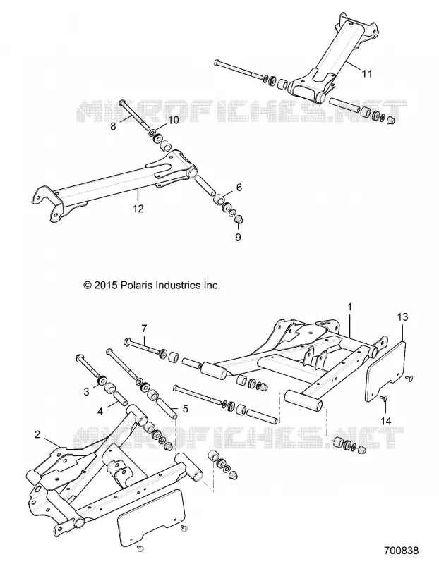 SUSPENSION ARRIERE CONTROL ARMS